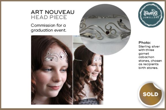 Art Nouveau Head Piece